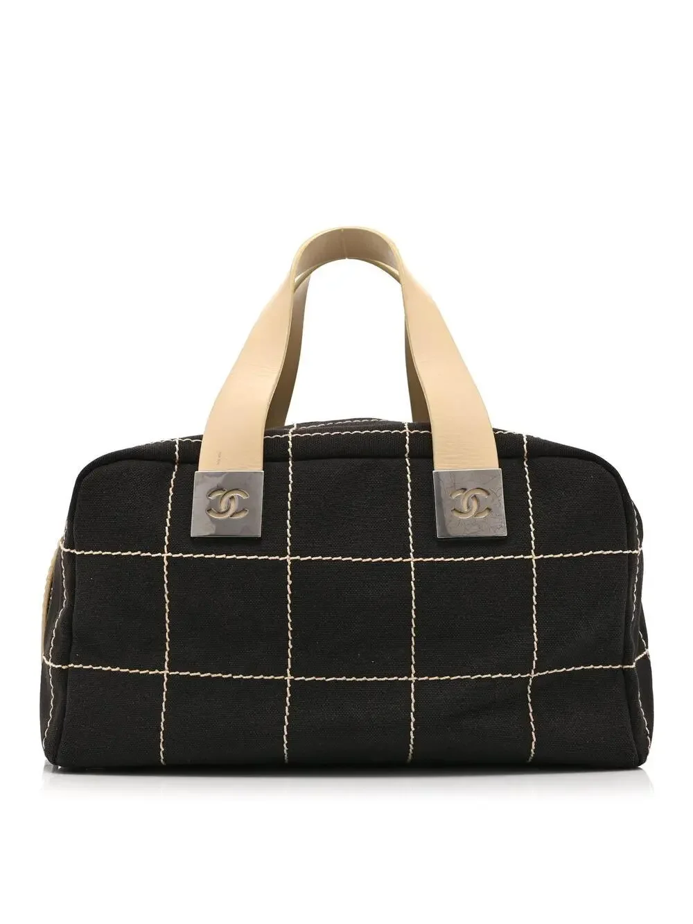 Chanel Canvas Square Stitched Cc Boston #328858C99B